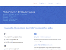 Tablet Screenshot of dr-schirren.de